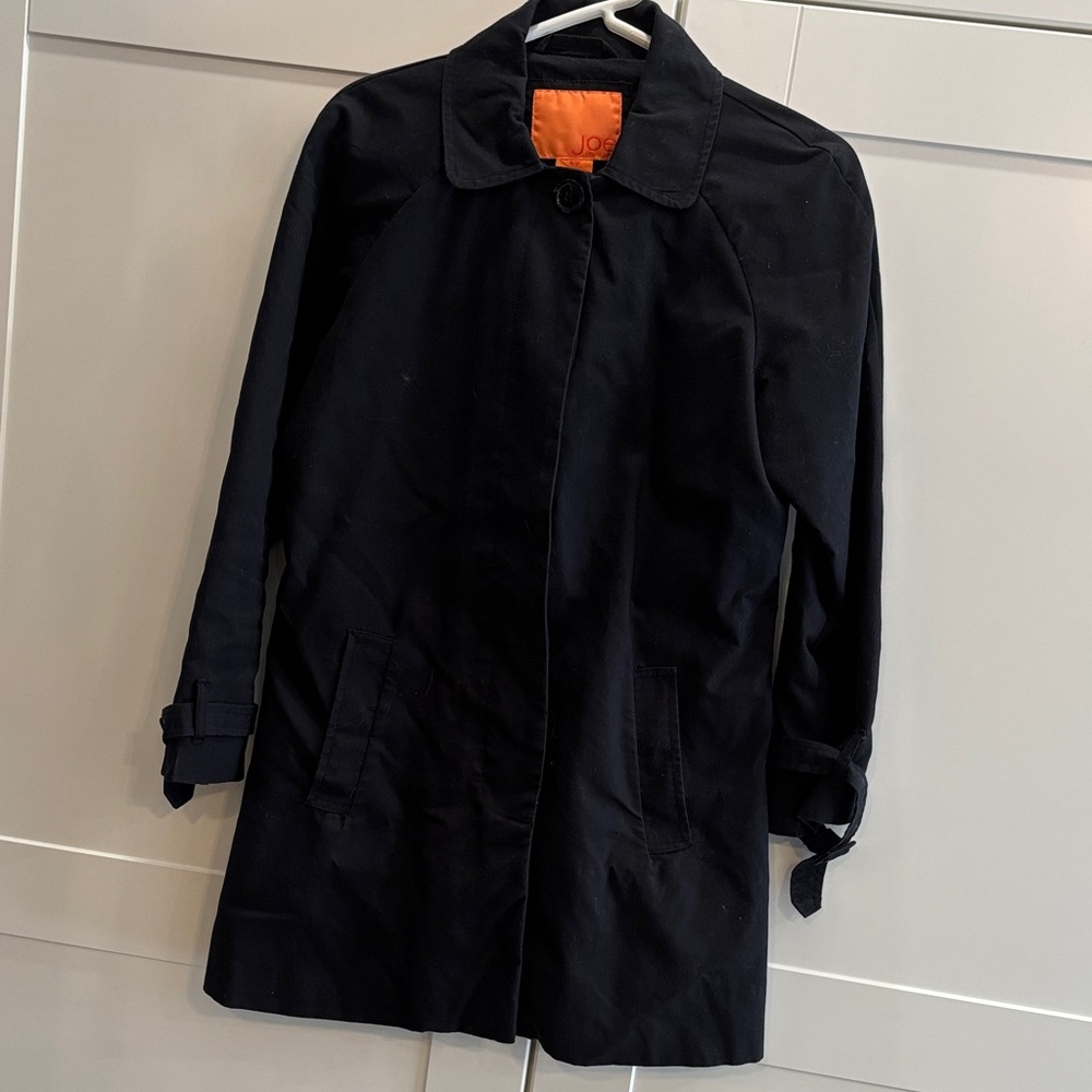 100% cotton Joe Fresh Black Trench Coat